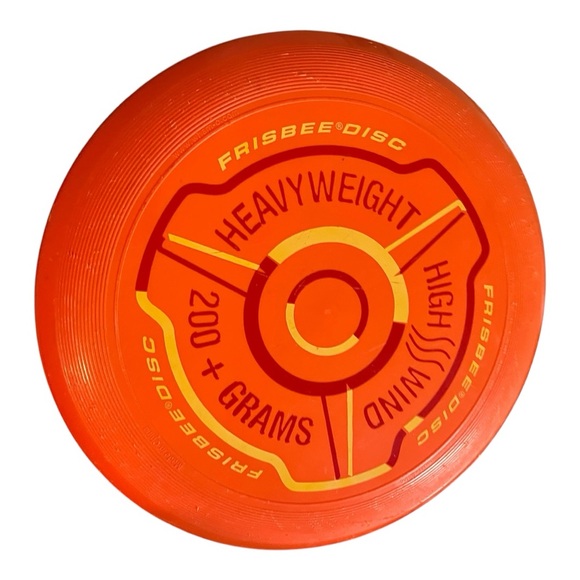 Wham-o frisbee disc heavyweight high wind 200+ grams orange yellow red frisbee - Picture 1 of 15